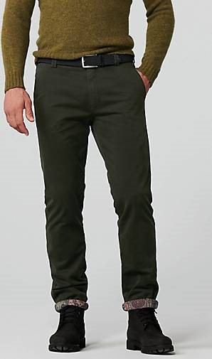 MEYER Chino-Hose Thermo Fine Twill Chino