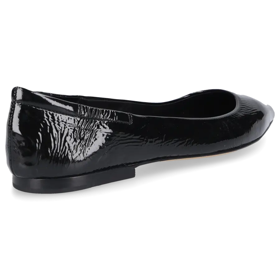 Pomme D`OR - Ballerinas 1720 Lackleder - schwarz