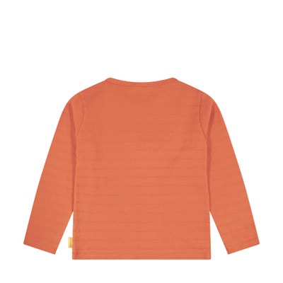 T-Shirt langarm, orange für Jungs
