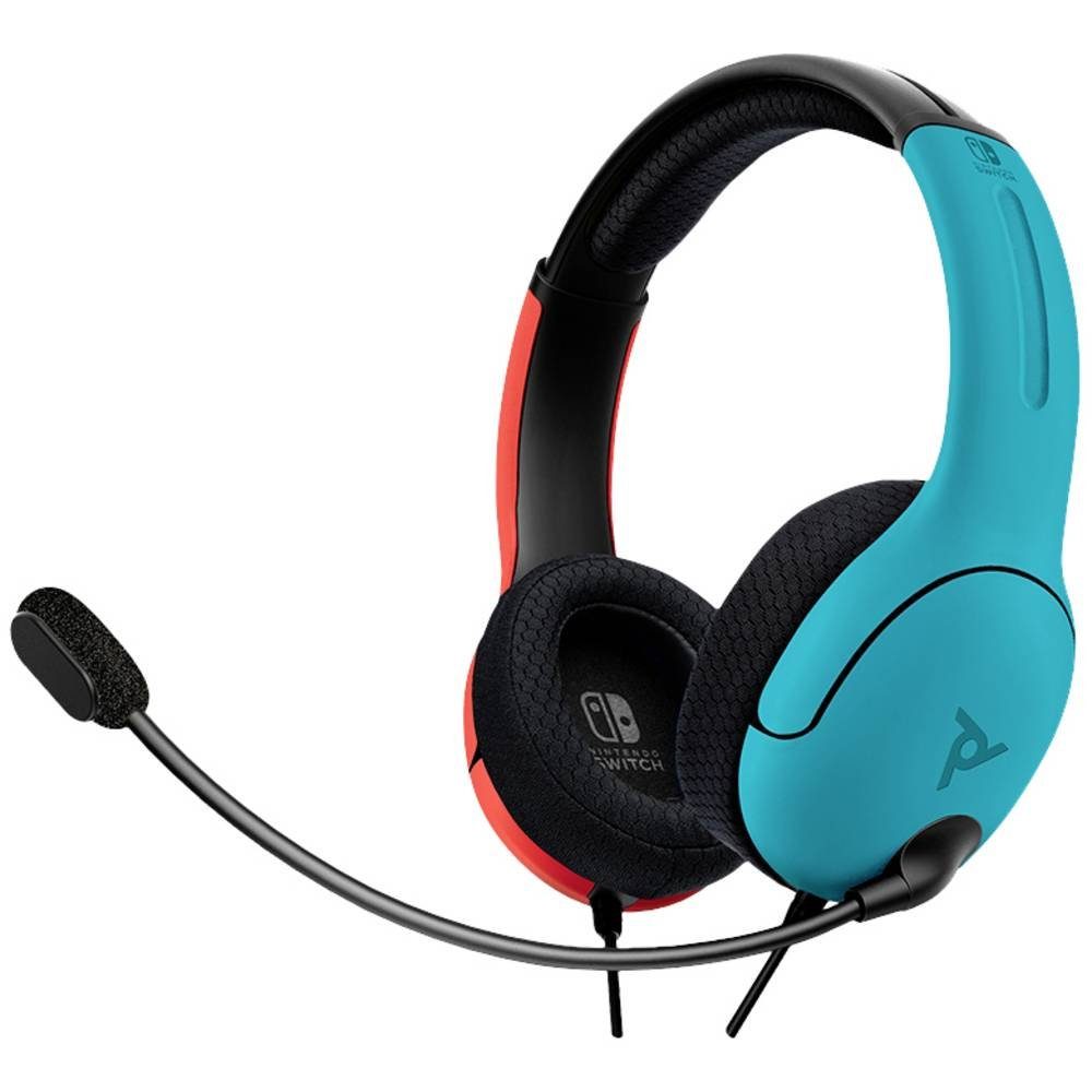 pdp Headset Stereo LVL40 / für Nintendo Switch Kopfhörer (Mikrofon-Stummschaltung)