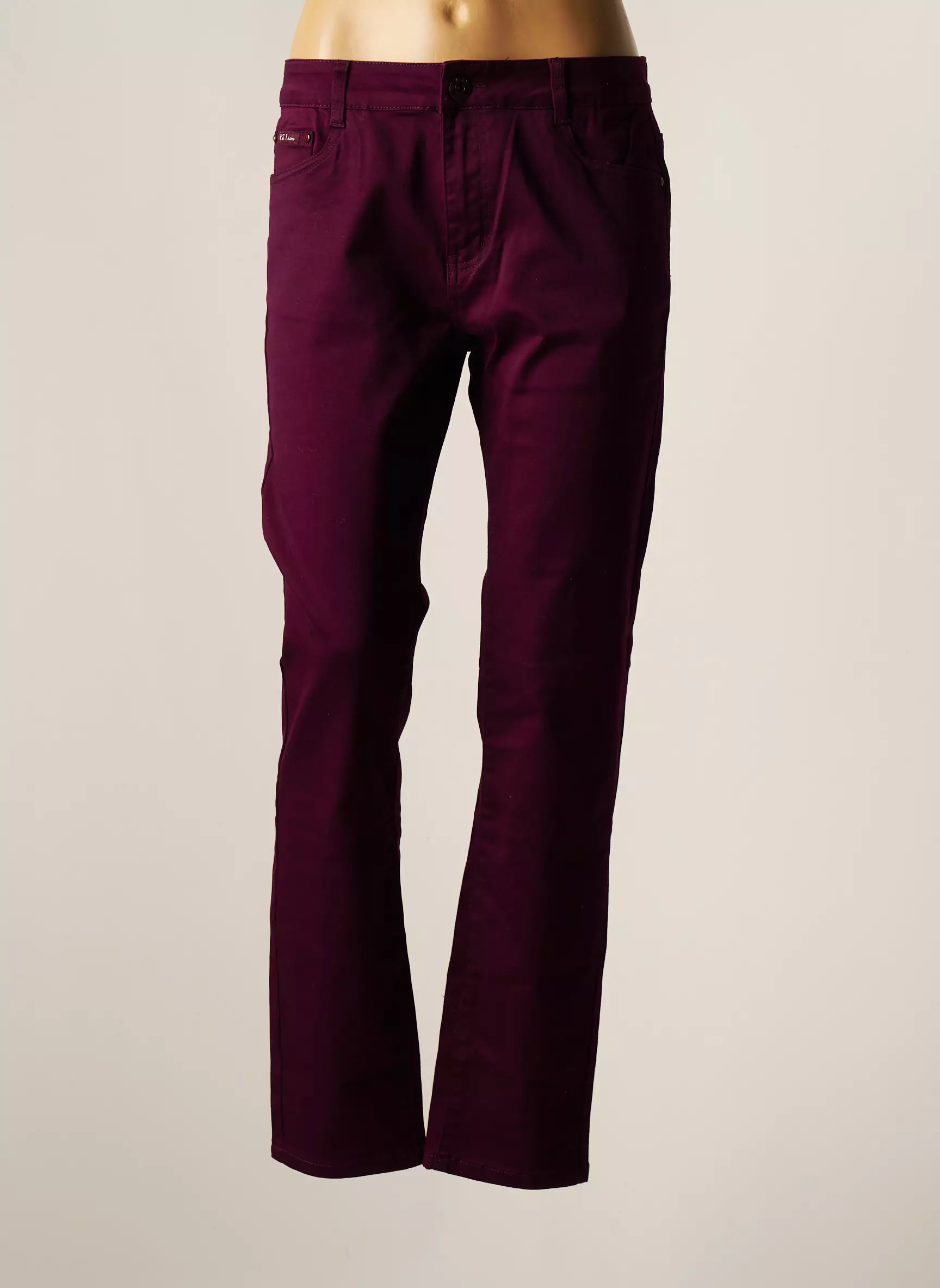 Yzy Pantalons Slim Femme couleur violet