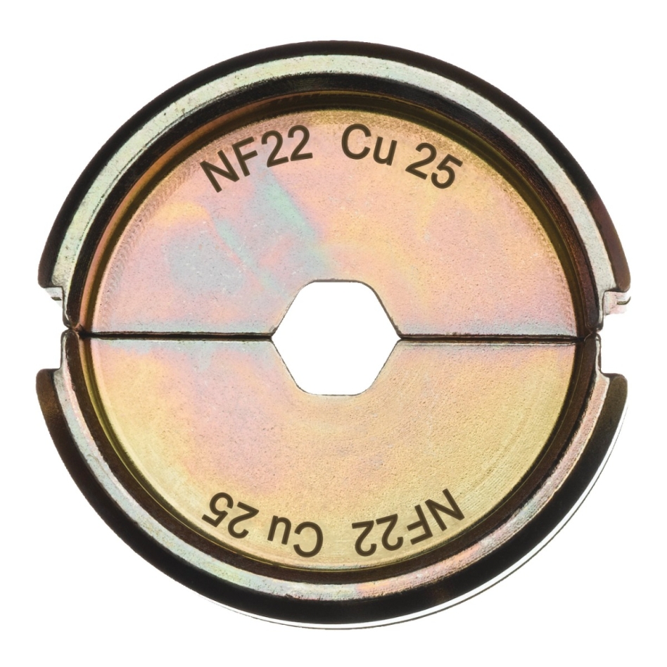 Milwaukee-lisävarusteet 4932451734 NF22 Cu 25 puristusleuka 25 mm2 M18 HCCT-201C -puristuspihdeille