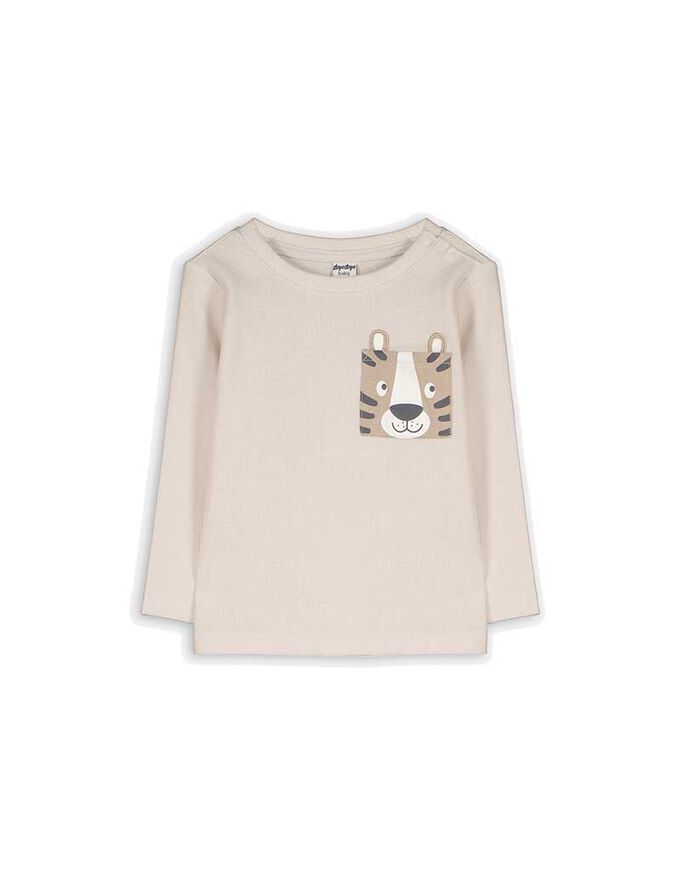 Langarmshirt - Brusttasche
