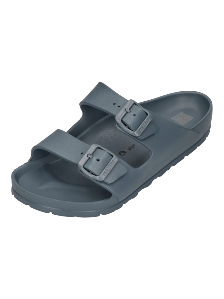 Plakton Pantoletten WANDA 760010 CAB in grau günstig kaufen