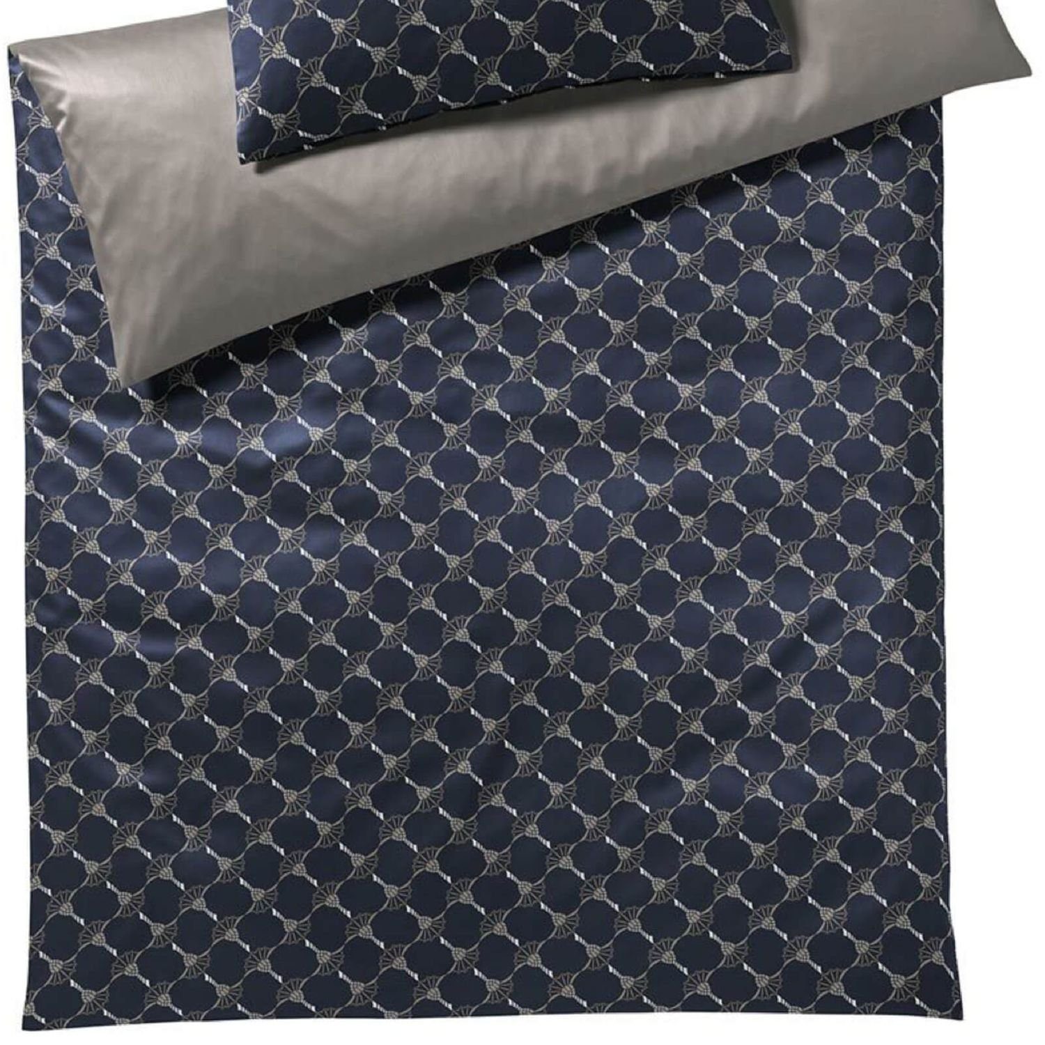 Bettwäsche Cornflower Double 4083 22, Joop!, Mako-Satin, 2 teilig, Feldblume, Musterung