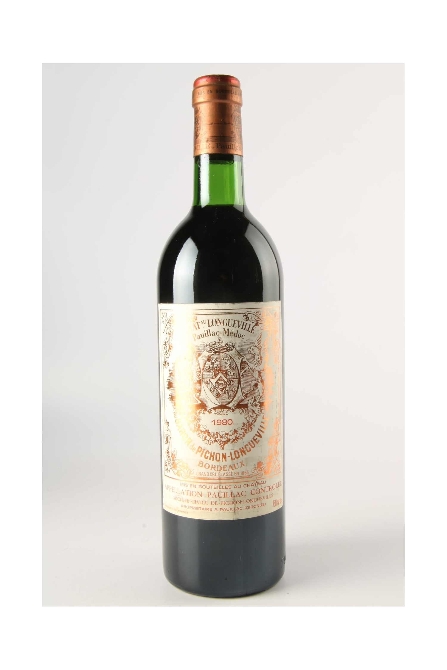 Château Pichon Longueville Baron 1980, Pauillac