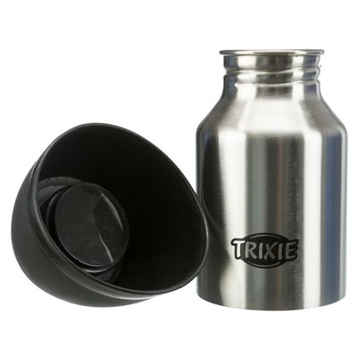 Trixie Friends on Tour Edelstahl-Flasche mit Trinknapf