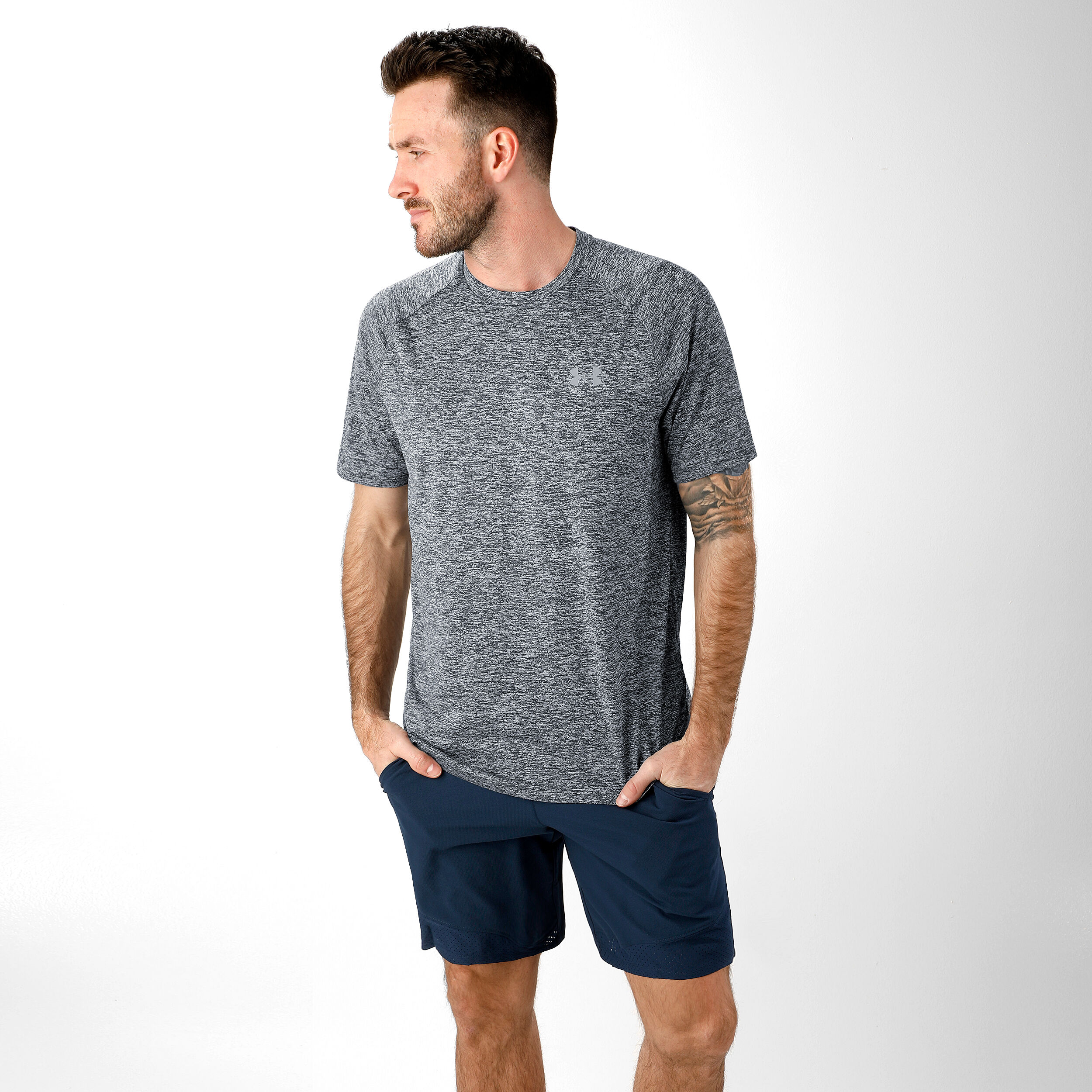 Tech 2.0 T-Shirt Herren - Blau, Grau