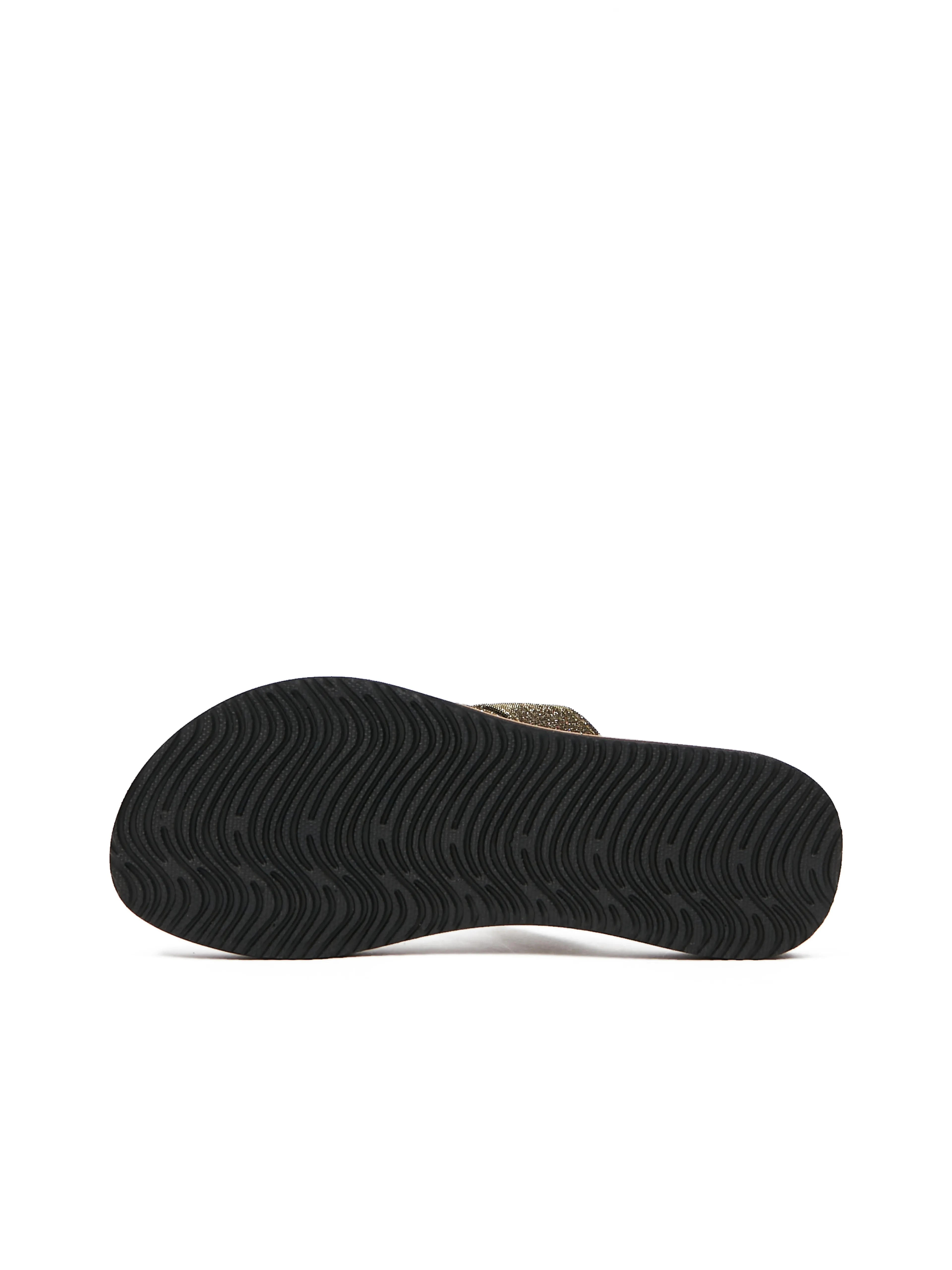 Khakifarbene Damenpantoffeln ORSAY