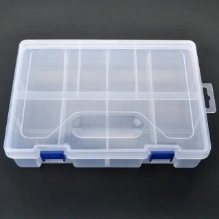 MK3 Sortierhilfe / Token Case / Plastik Box + Extra Tray 23 x 16 x 6 cm (8 Fächer)