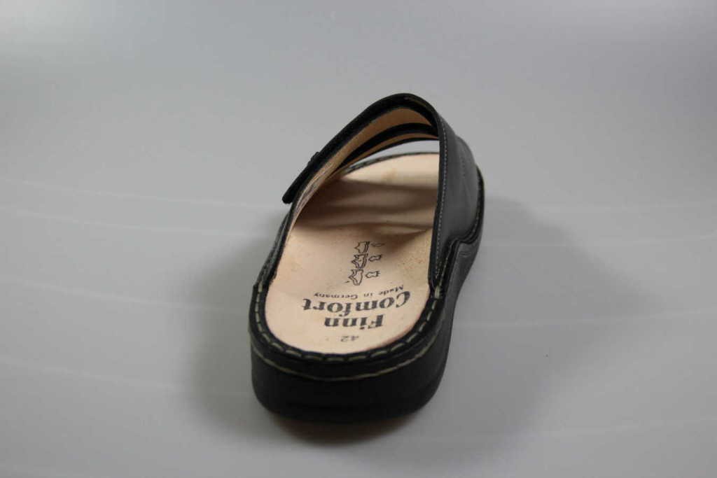 FINN COMFORT Pantoletten schwarz Korfu schwarz Bison