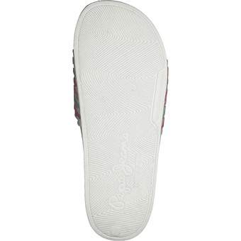 Pepe Jeans Slider Colors Pantolette in weiß