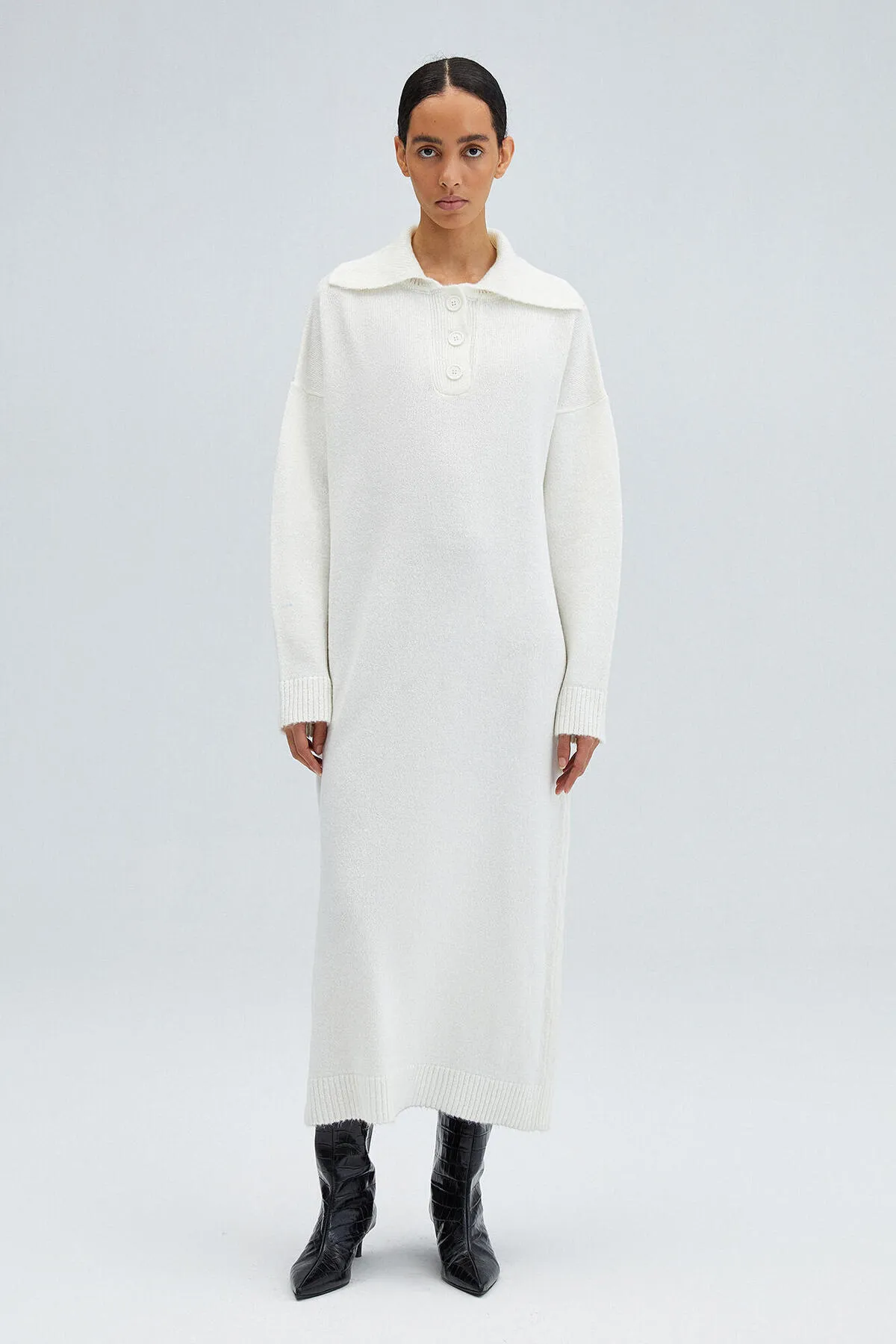 Touché Privé  Strickkleid mit Rollkragen