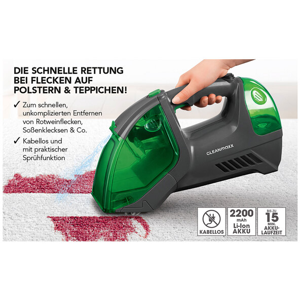 3 in 1 Kabelloser Polster- & Teppichreiniger