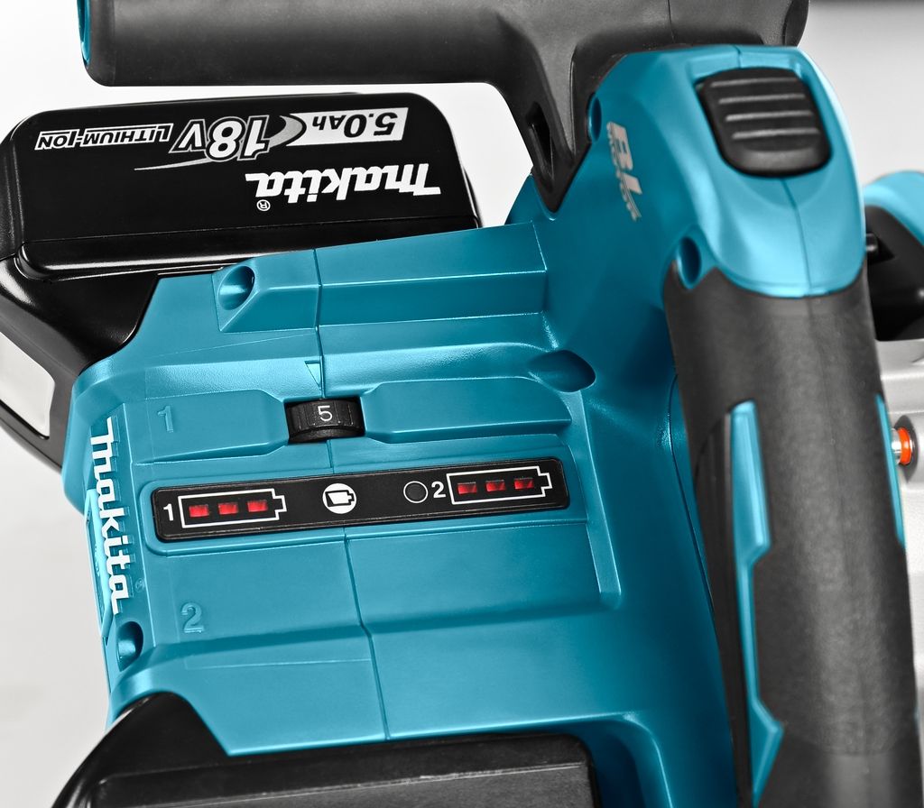 Makita DSP601ZJU2 Akku-Tauchsäge AWS 2 x 18V ohne Akkus und Ladegerät + 1500-mm-Führungsschiene + Tasche