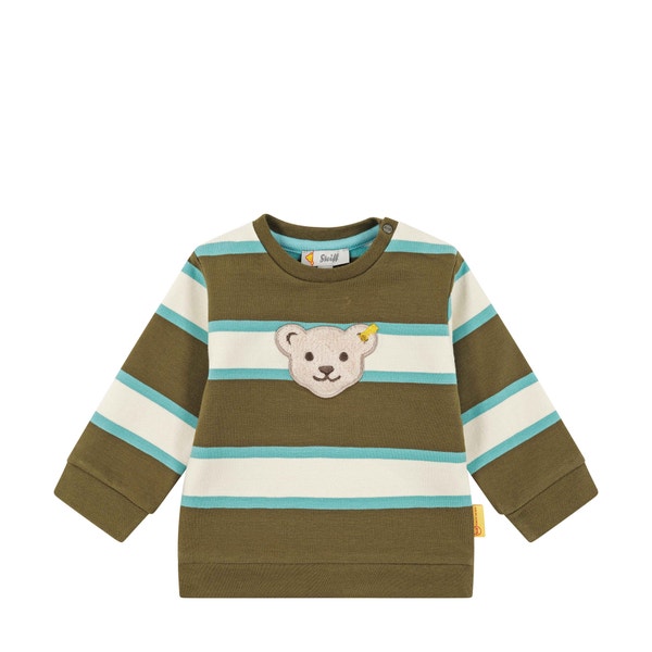 Sweatshirt, khaki für Jungs