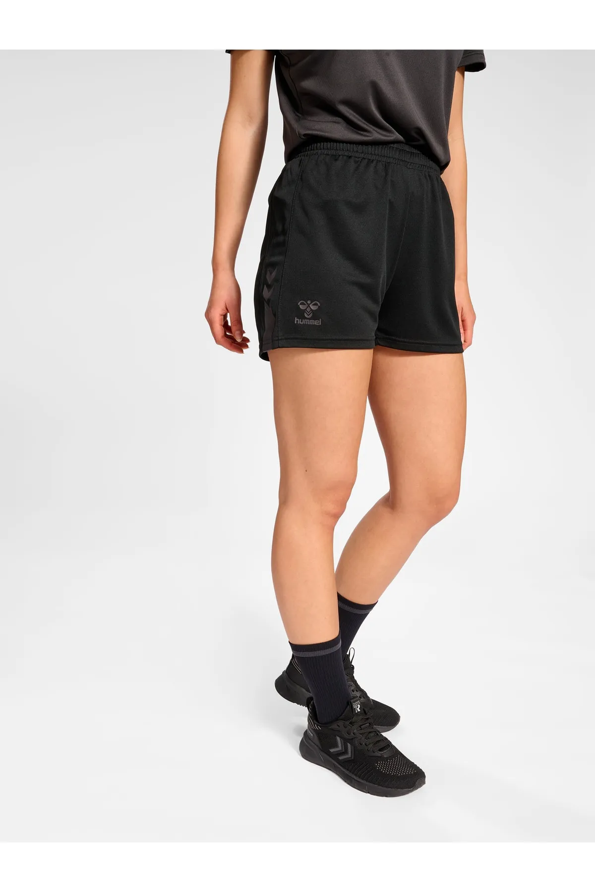 hummel  Kurze Sporthose - Schwarz - Mittlerer Bund