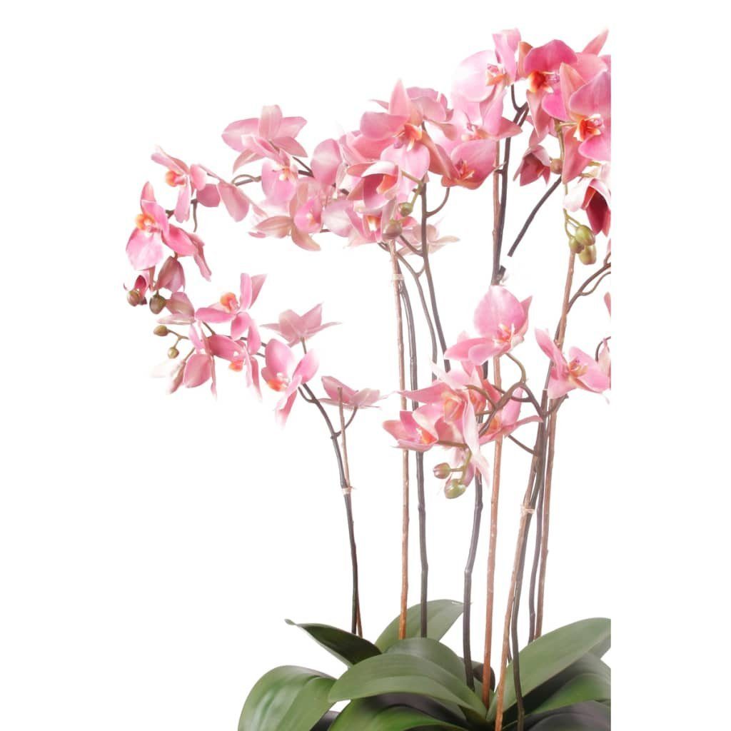 Kunstrasen Kunstpflanze Phalaenopsis mit Moos Rosa 75 cm 417662, Emerald, Höhe: 75 mm