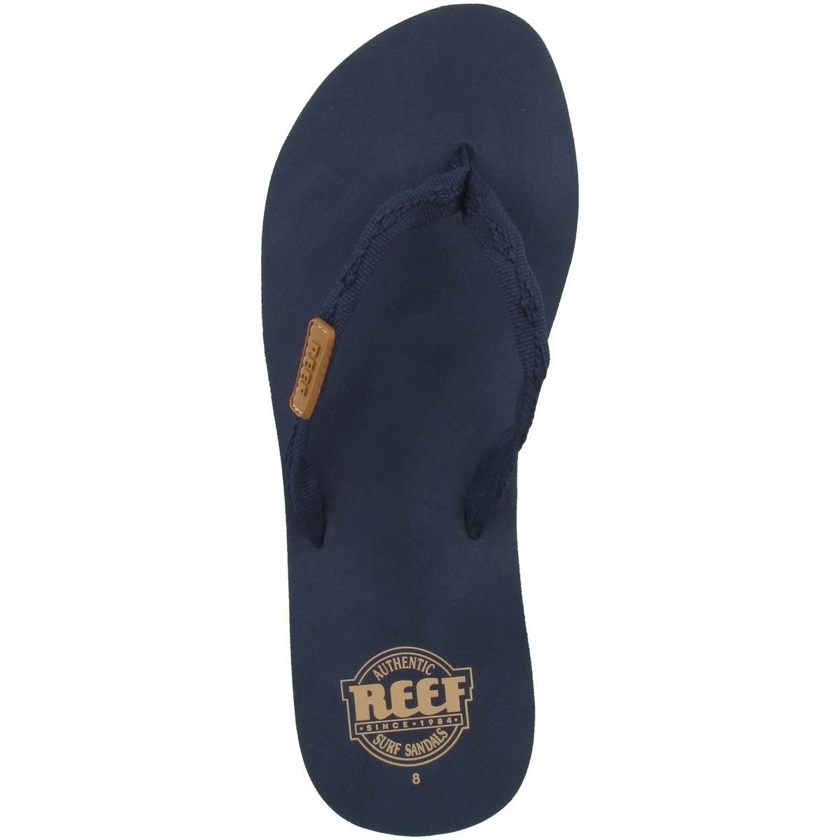 Reef Ginger Zehensandale blau
