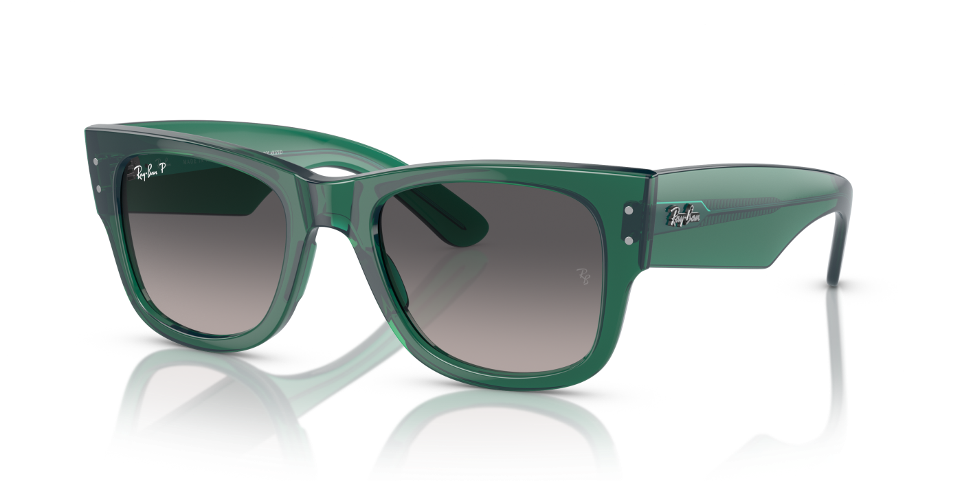 MEGA WAYFARER LIMITED - Verde lucios, gri transparent