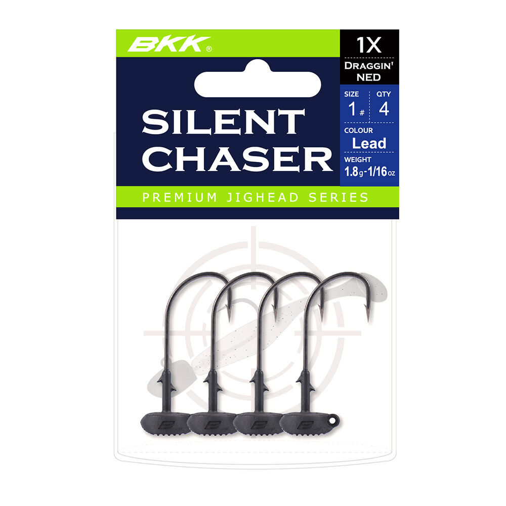 Têtes Plombées Ned Rig BKK Silent Chaser Draggin'Ned H1 (x4)