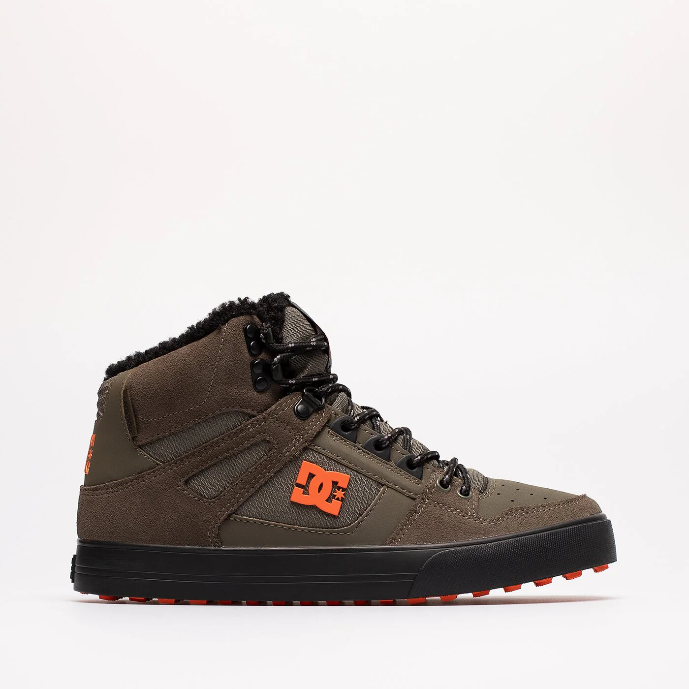 DC PURE HIGH-TOP WC WNT Khaki