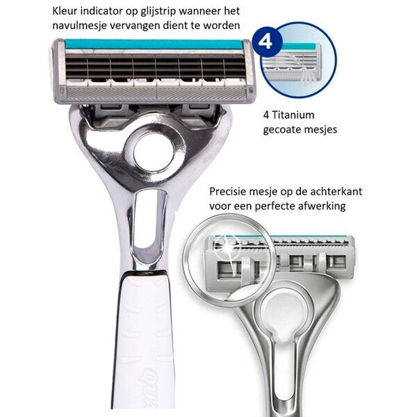 Wilkinson Sword Quattro Titanium Sensitive Limited Edition -partahöylät