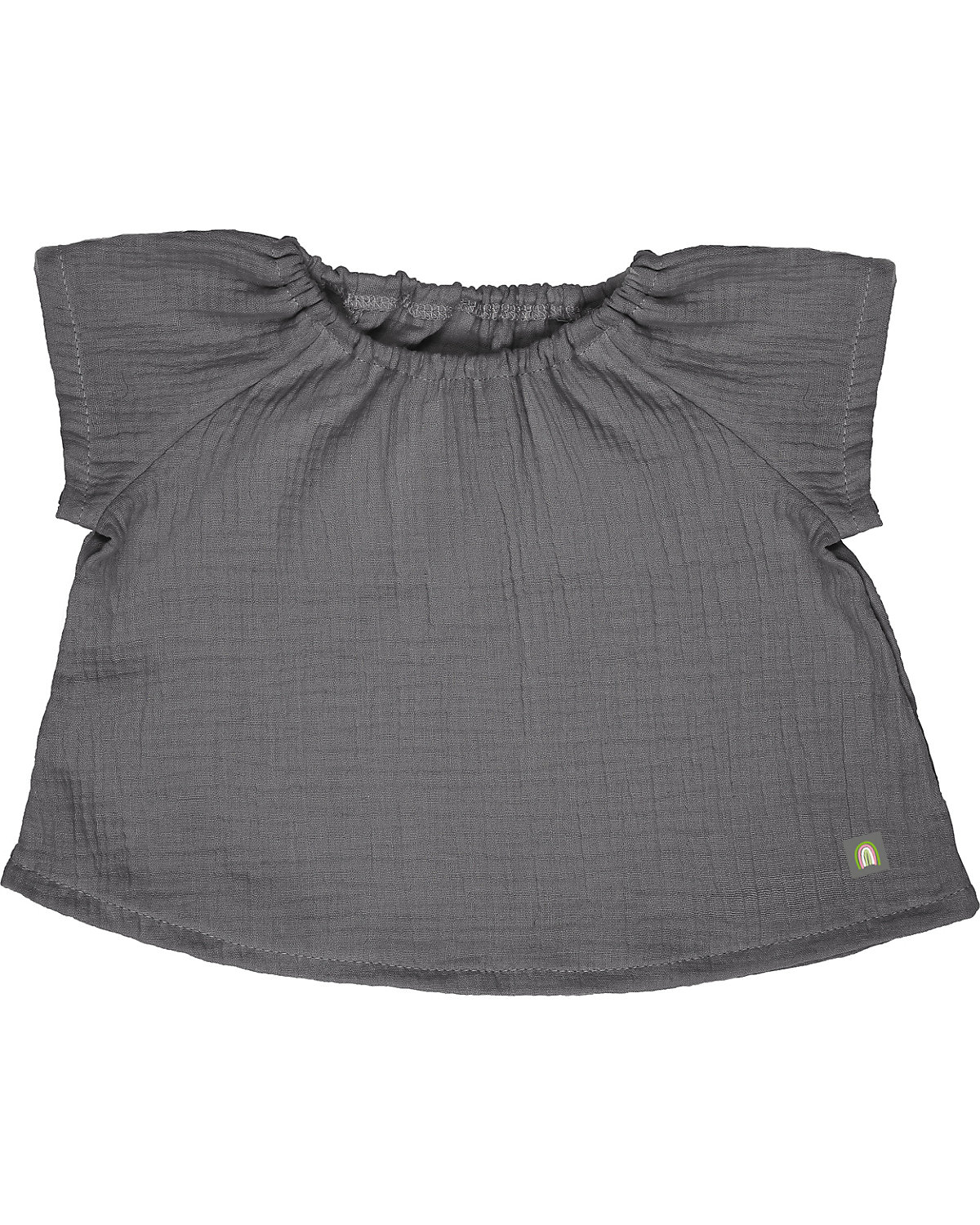 Musselin-Blüschen, grey