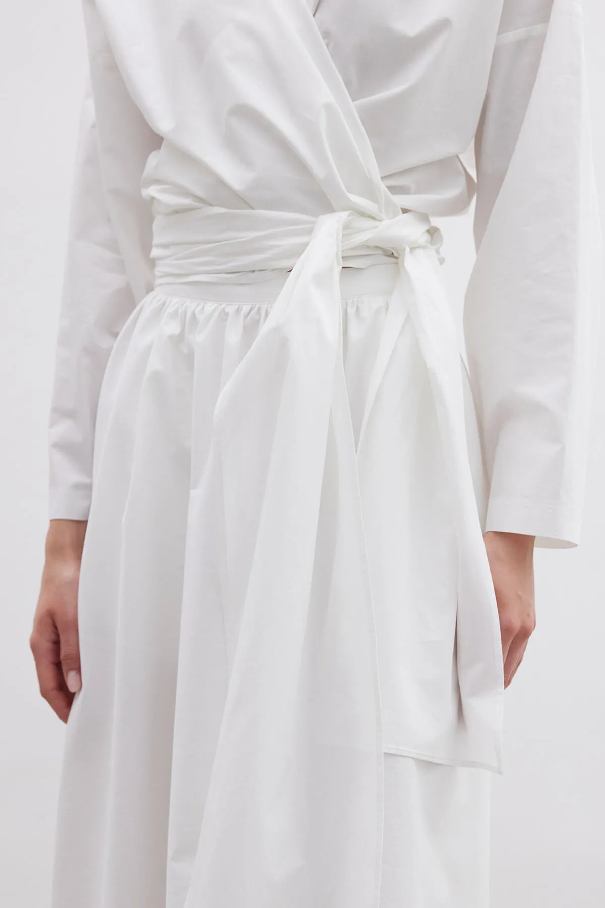 Manuka  Premium-Hemd im Kimono-Stil, ECRU