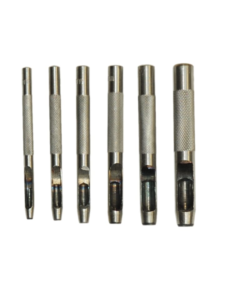 Corvus Lochstanzen-Set, 3-8 mm für Kinder in silber günstig kaufen onesize