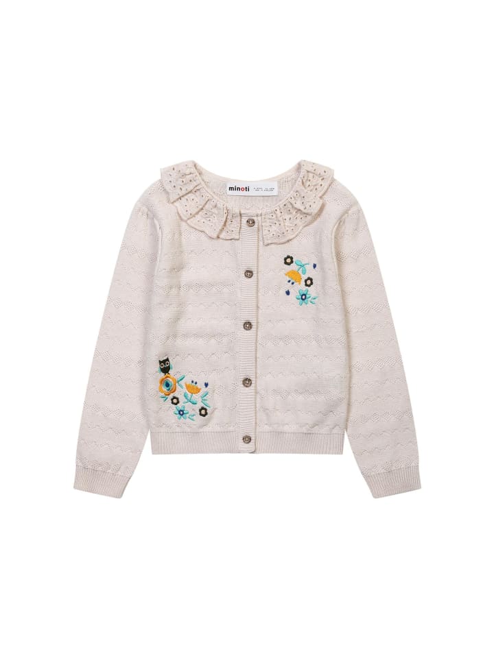 Minoti Cardigan Fleurs 4 in grau günstig kaufen 74/80