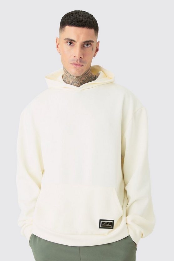 Tall kastiger Oversize Scuba Hoodie