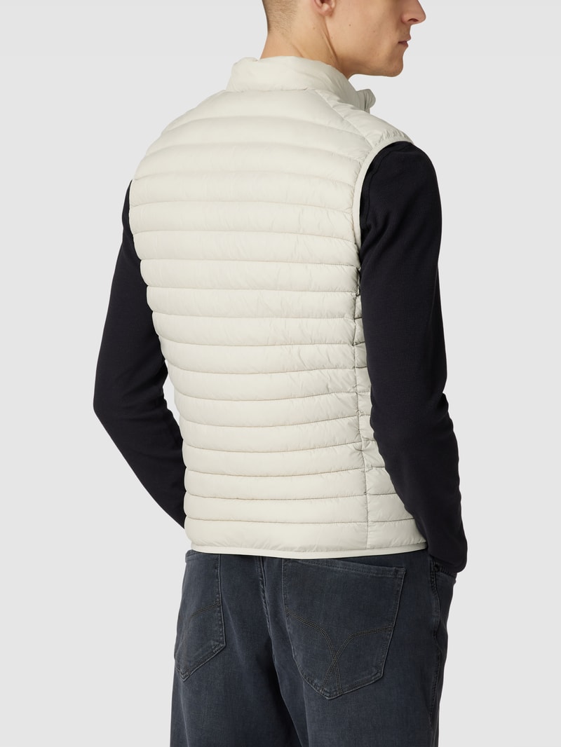 Steppweste mit Stehkragen Modell 'ADAMUS' in beige