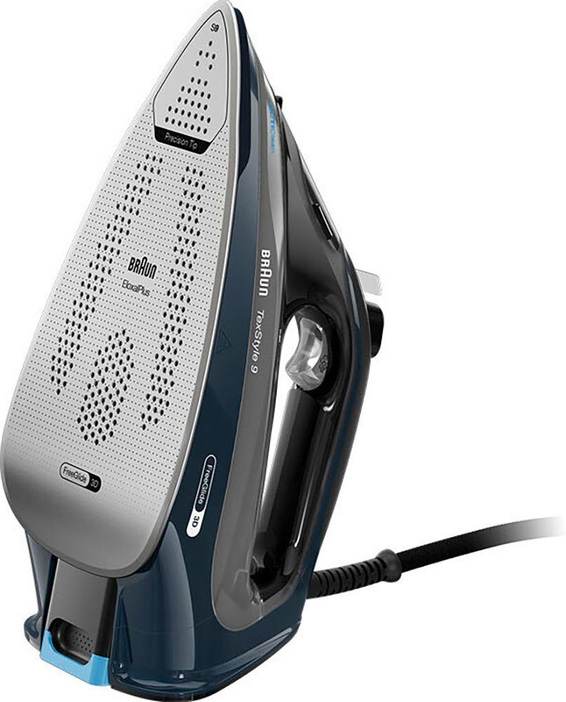 Braun Dampfbügeleisen Dampfbügeleisen TexStyle 9 SI 9682 DB, 3200 W