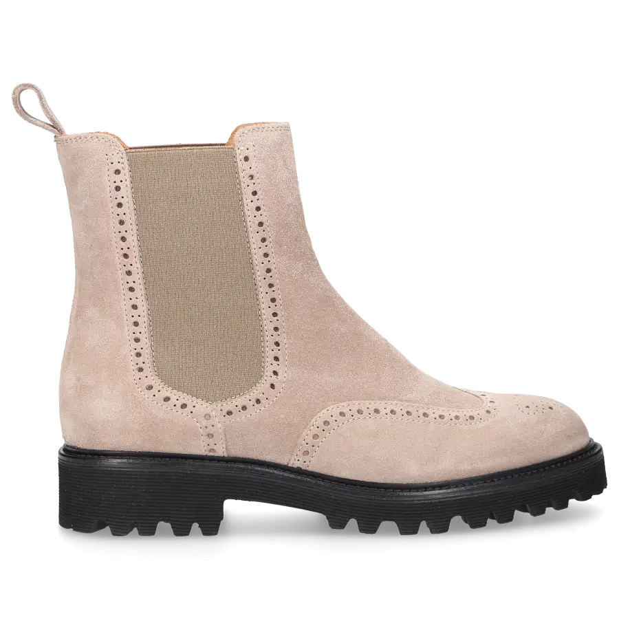 EN AVANT - Chelsea Boots D0600021-417 Veloursleder - beige