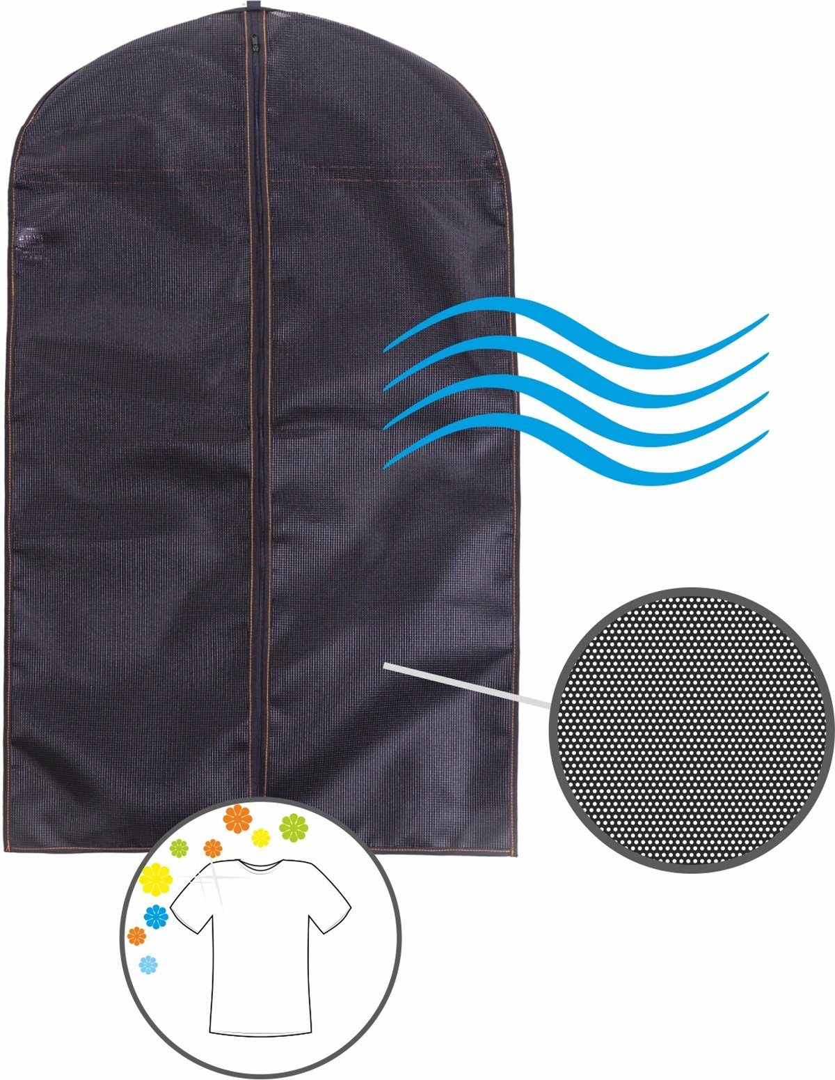 LANCO Automotive Kleidersack perfekt passend für LANCO Kleiderbügel (LI-5965)