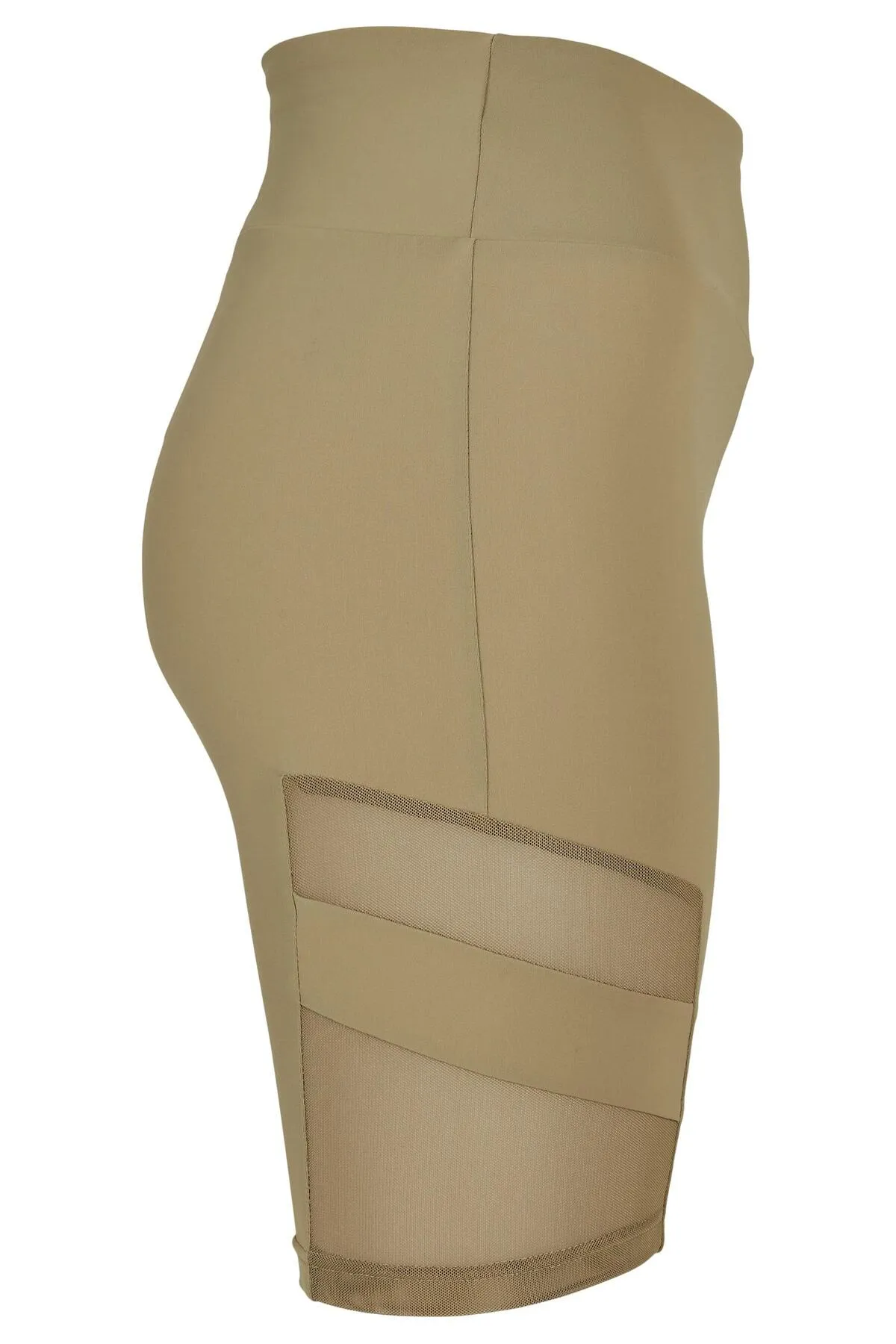 Urban Classics  Kurze Sporthose - Khaki - Hoher Bund
