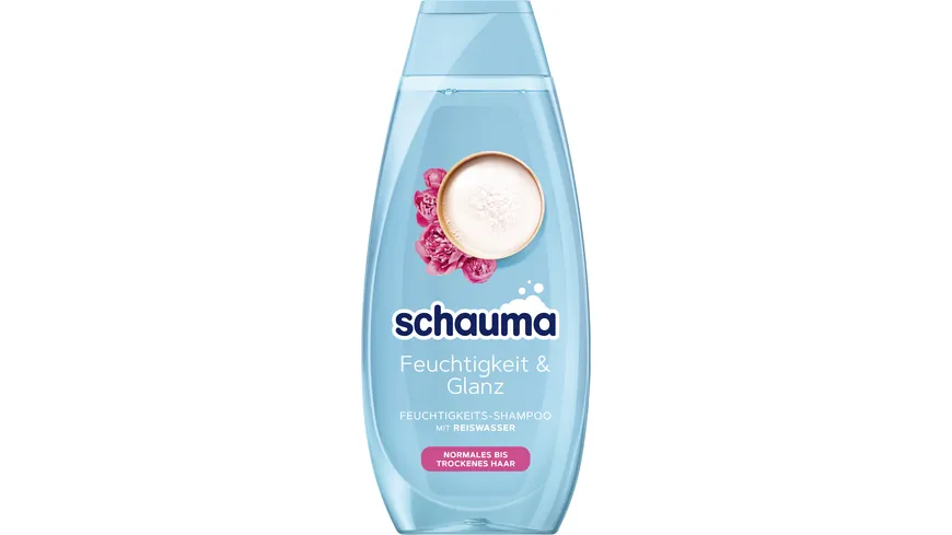 SCHAUMA Shampoo Feuchtigkeit & Glanz 400 ml