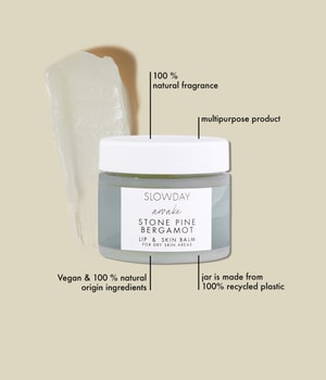 SLOWDAY Awake Stone Pine & Bergamot Lippenbalsam-50 ml
