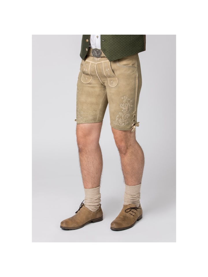 Stockerpoint Lederhose Edgar in hellbraun günstig kaufen