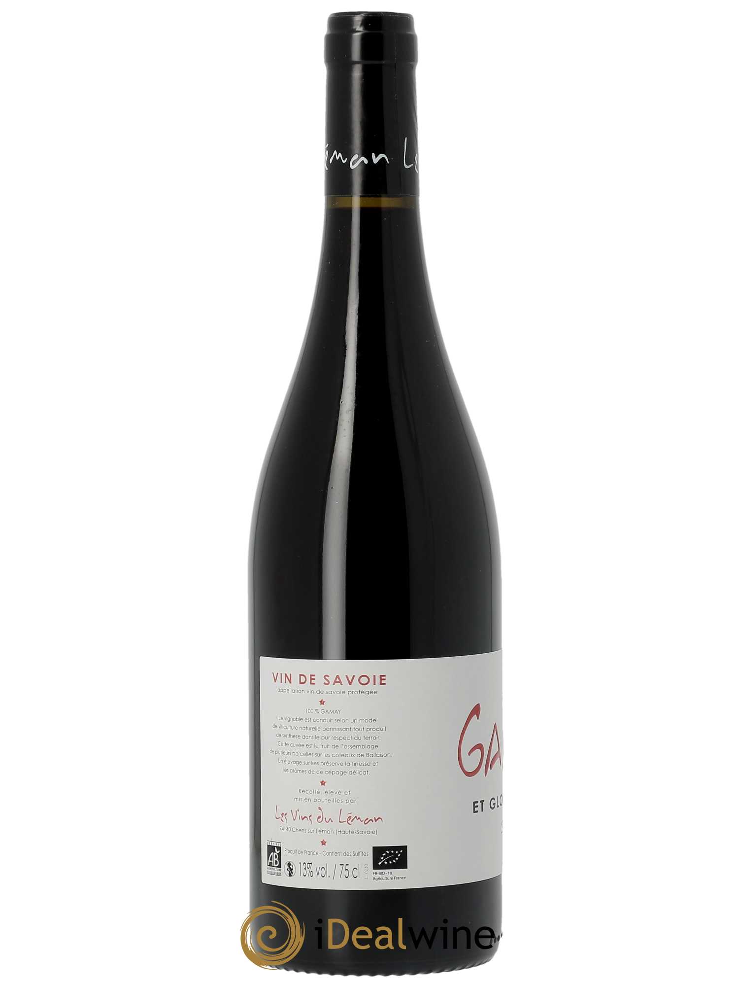 Vin de France Vin de France Gamay et Glou et Glou Les Vignes de Paradis  2019 - Lot de 1 Bouteille