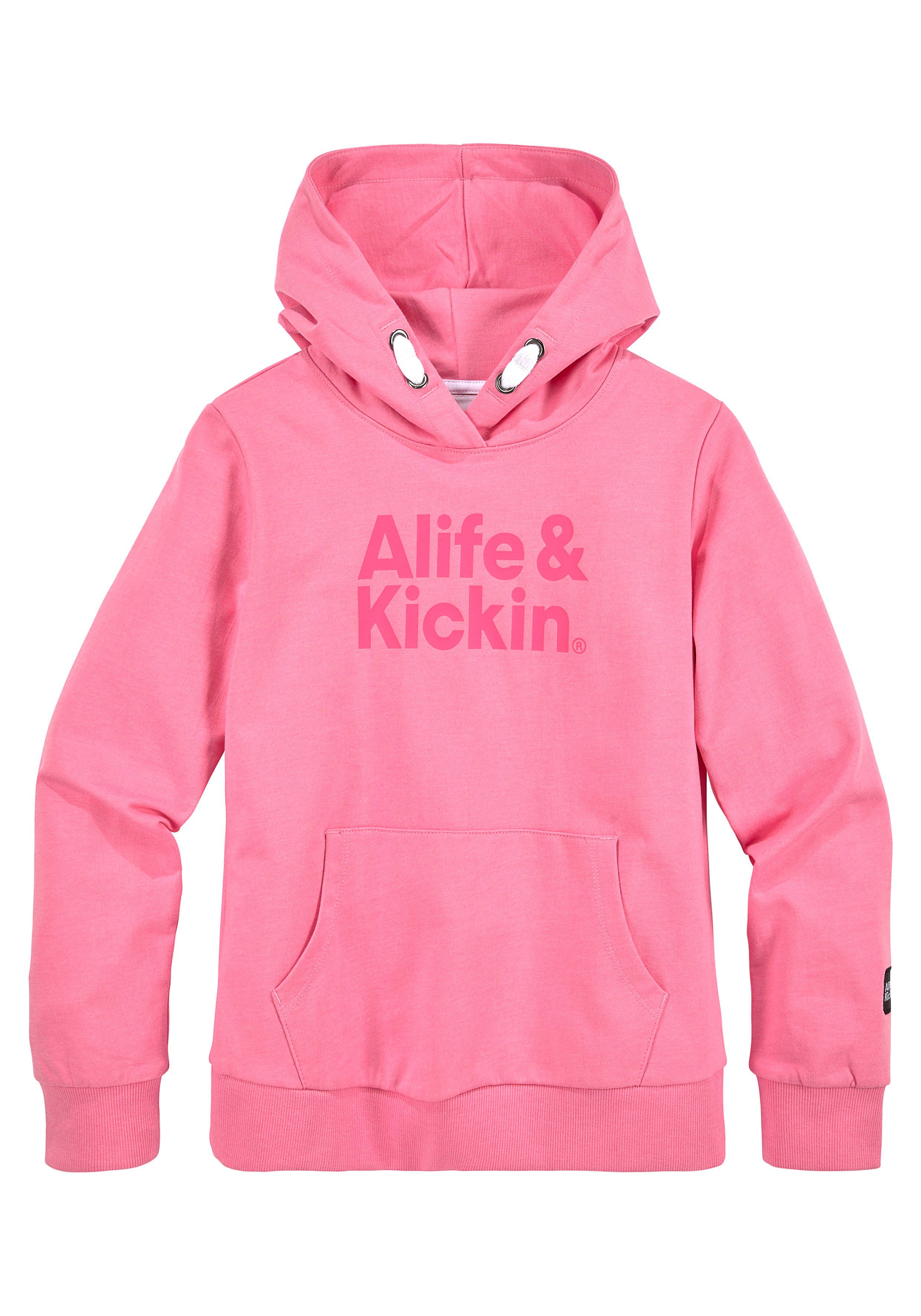 Alife & Kickin Kapuzensweatshirt mit Logo Druck NEUE MARKE! Alife & Kickin für Kids.