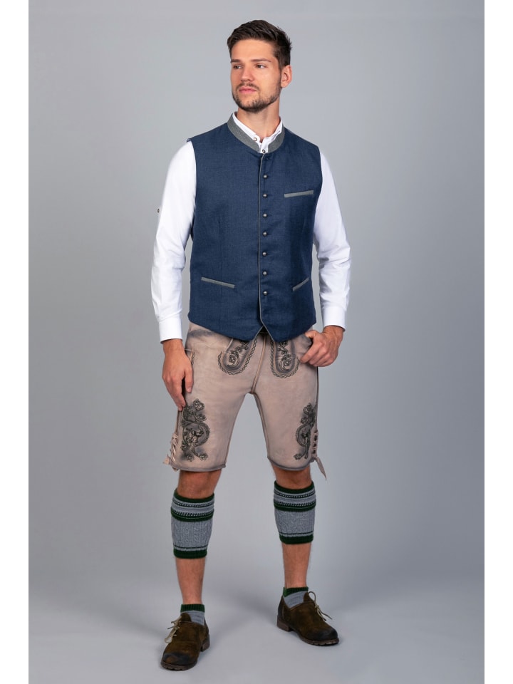 Edelnice Kurze Wildbock Lederhose Felix in natur günstig kaufen