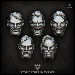 Cossack heads (5)