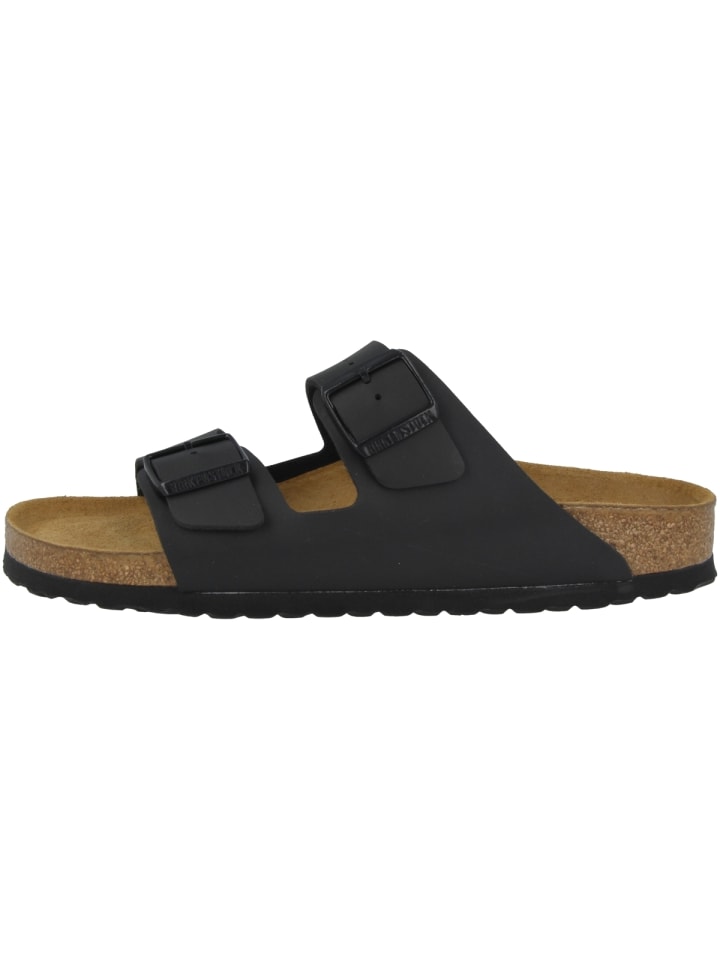 Birkenstock Sandale Arizona Birko-Flor Weichbettung schmal in schwarz günstig kaufen