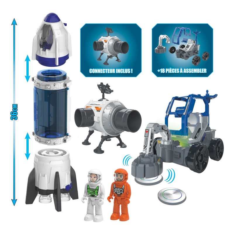 Pack ultimate fusée et connecteur Astropod Playset deluxe, Silverlit