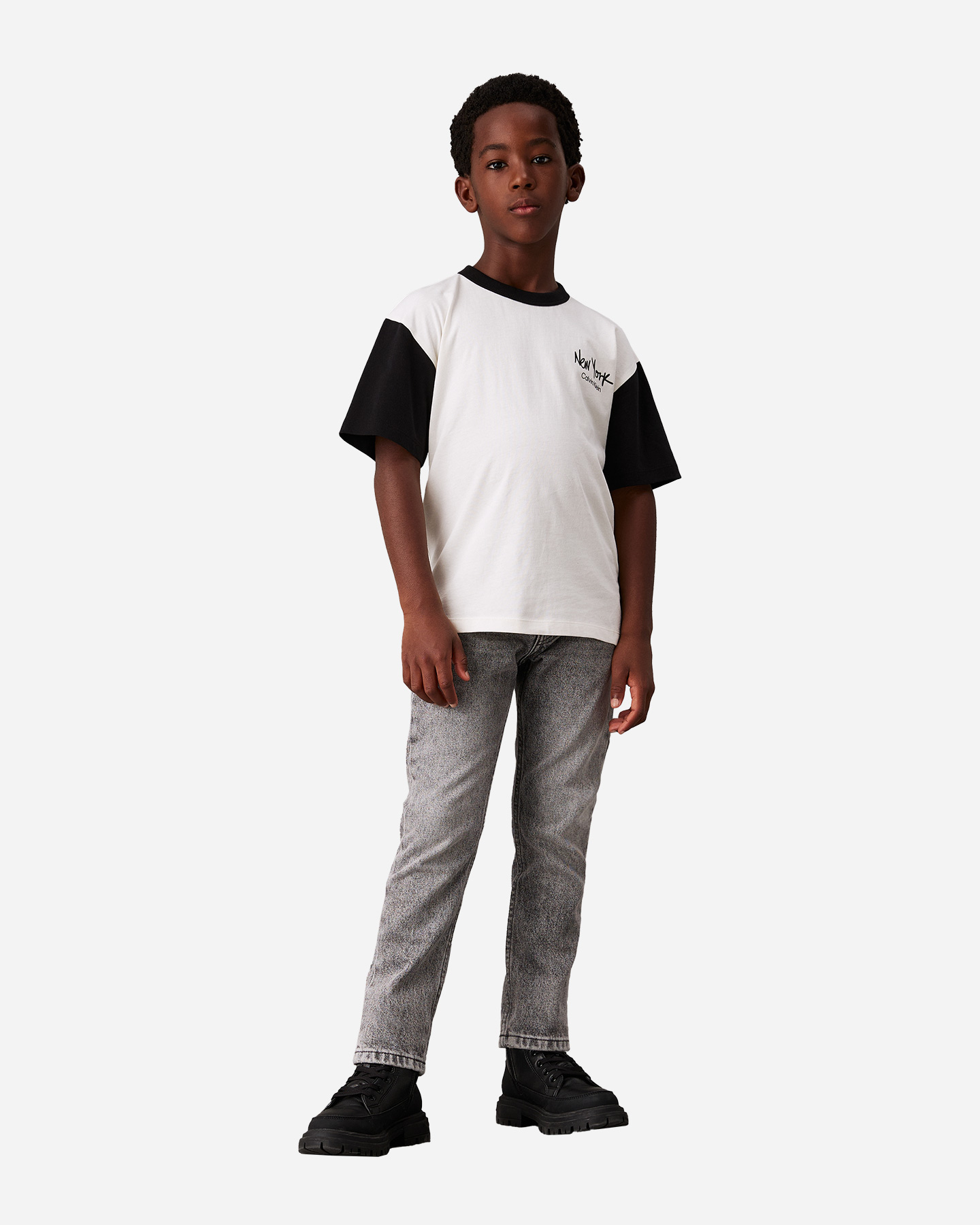 Koszulka Calvin Klein Jeans Color Block Jr IB0IB02330-YBI