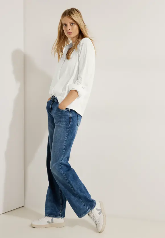 CECIL Materialmix Bluse