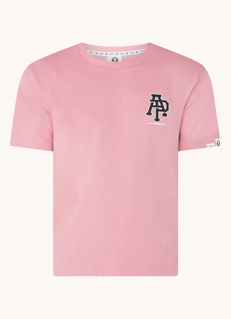 Aape T-krekls ar logotipu un apdruku aizmugurē
