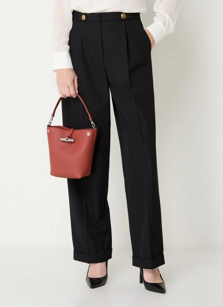 Longchamp Le Roseau shoulder bag with detachable shoulder strap